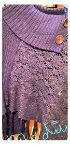 Black and gold sparkle shaw